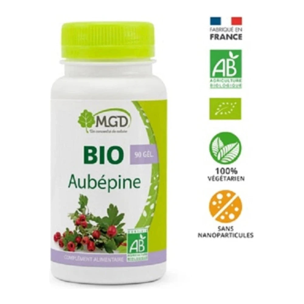MGD Nature Aubépine 90 gélules – photo du produit