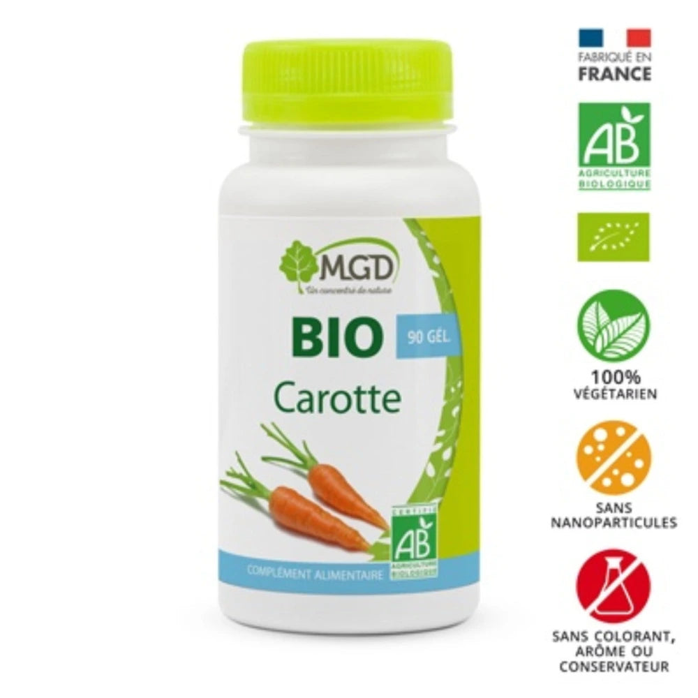 MGD Nature Carotte 90 gélules - boîte