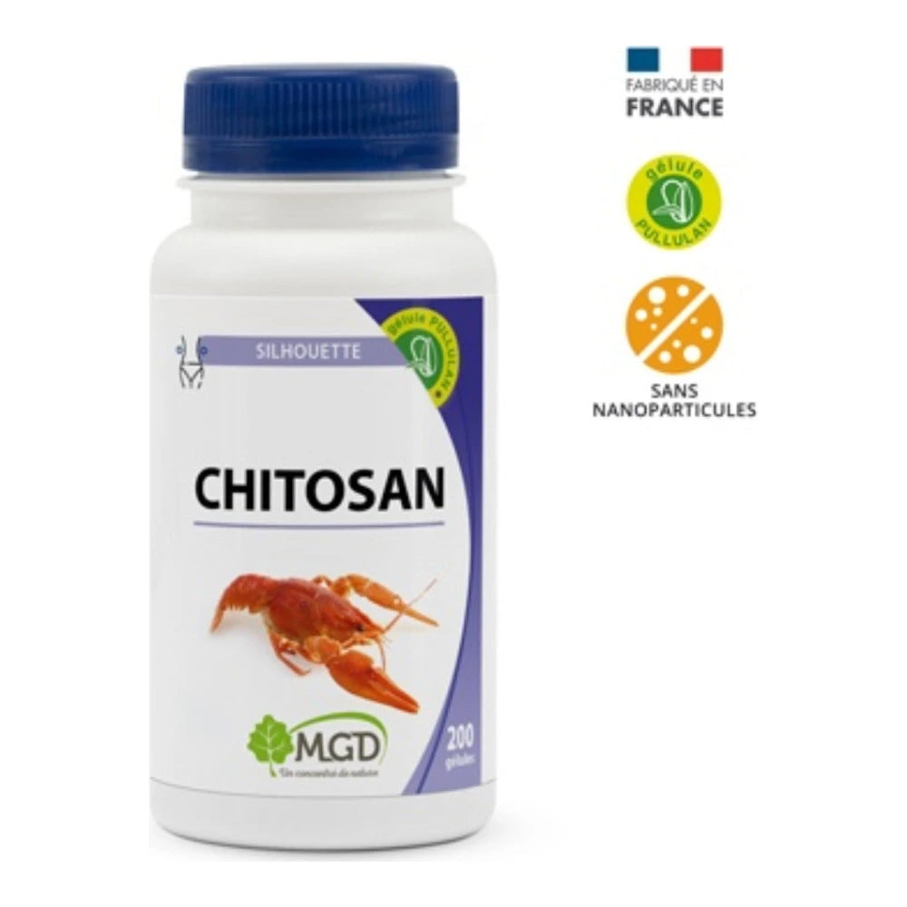 MGD Nature Chitosan 200 gélules – visuel du produit