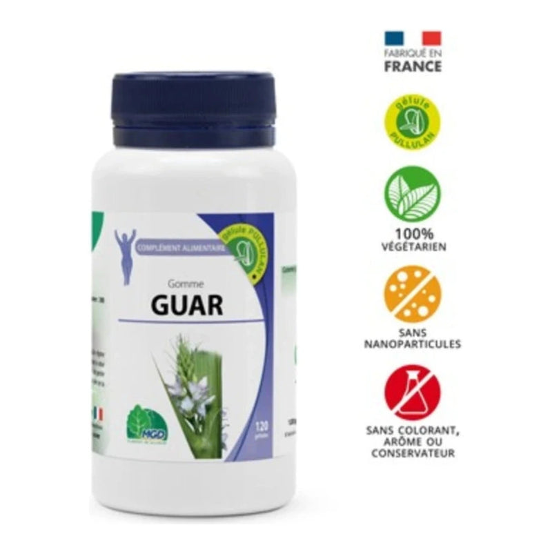 Goma guar Mgd Nature 120 cápsulas