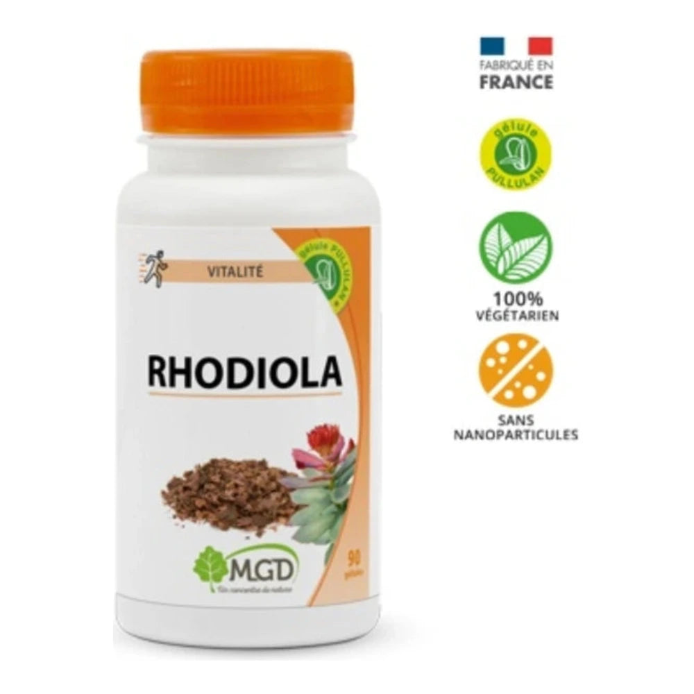 Mgd Nature Rhodiola – flacon de 90 gélules