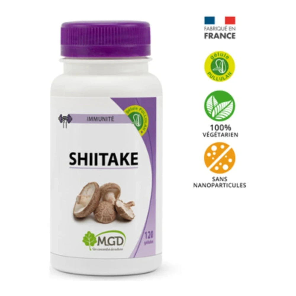 Mgd Nature Shiitaké – flacon de 120 gélules
