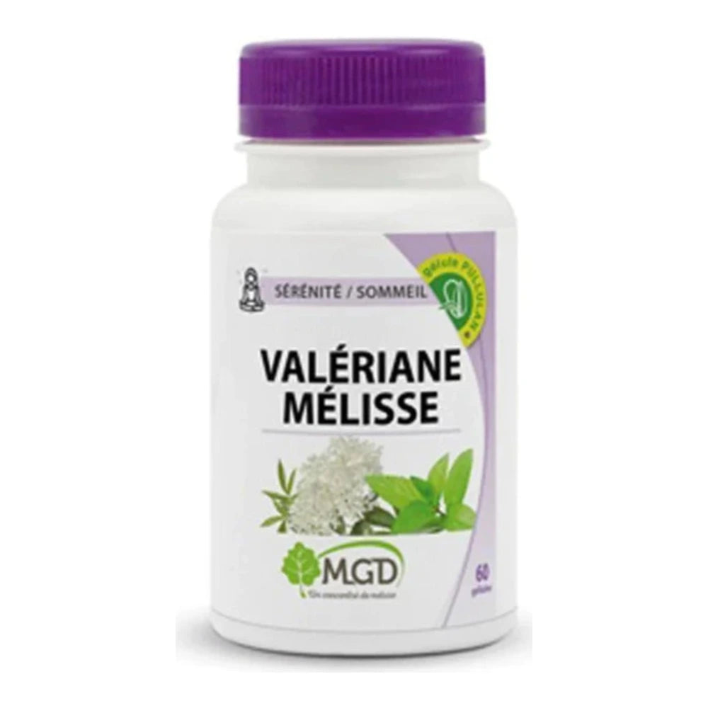 Mgd Nature Valériane et Mélisse - 60 Gélules