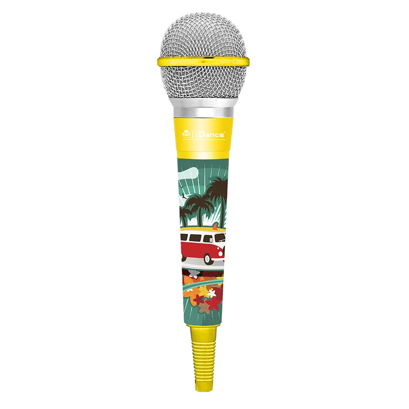 Micrófono enchufable con cable iDance CLM6 - Amarillo