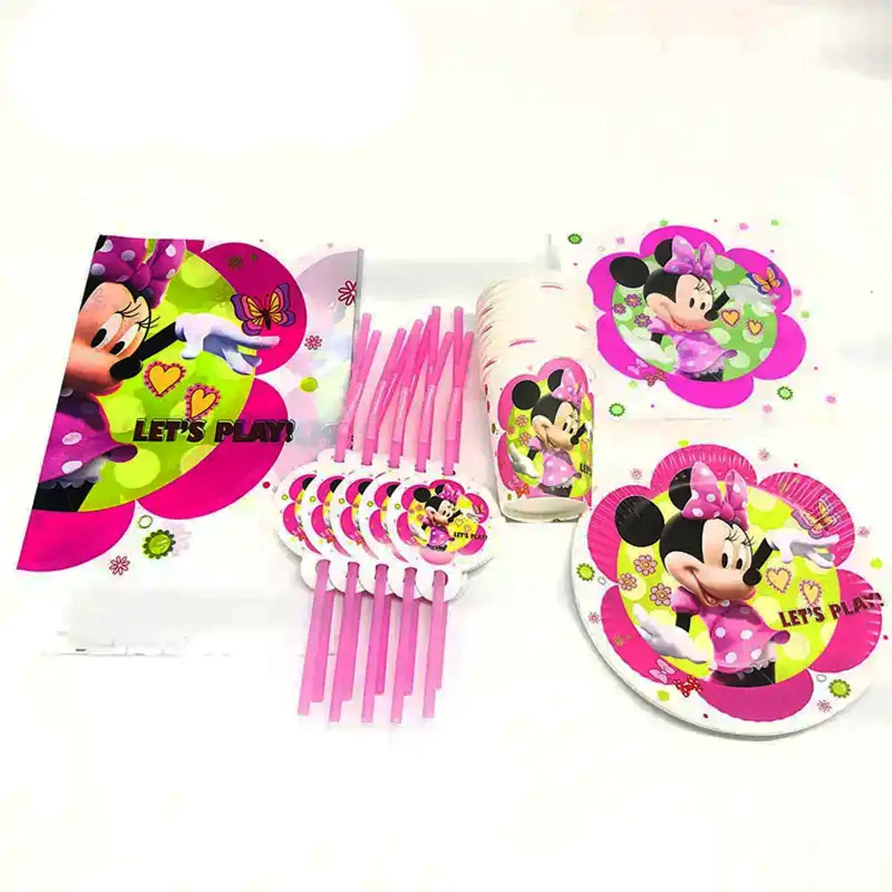 91 Piece Birthday Party Pack - Minnie Mouse