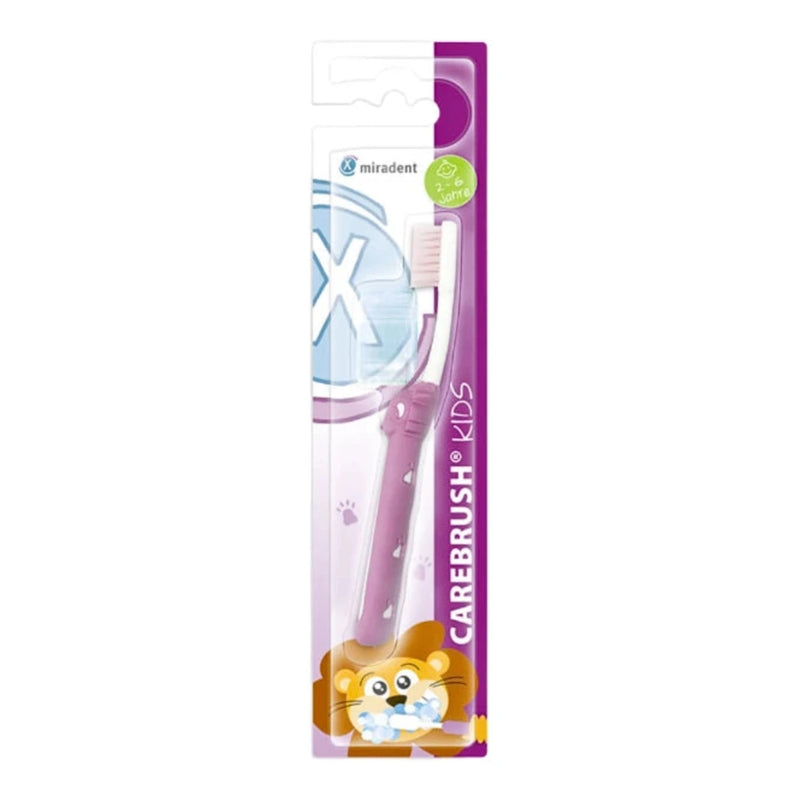 فرشاة أسنان Miradent Carebrush Kids وردية مرجع 630 260