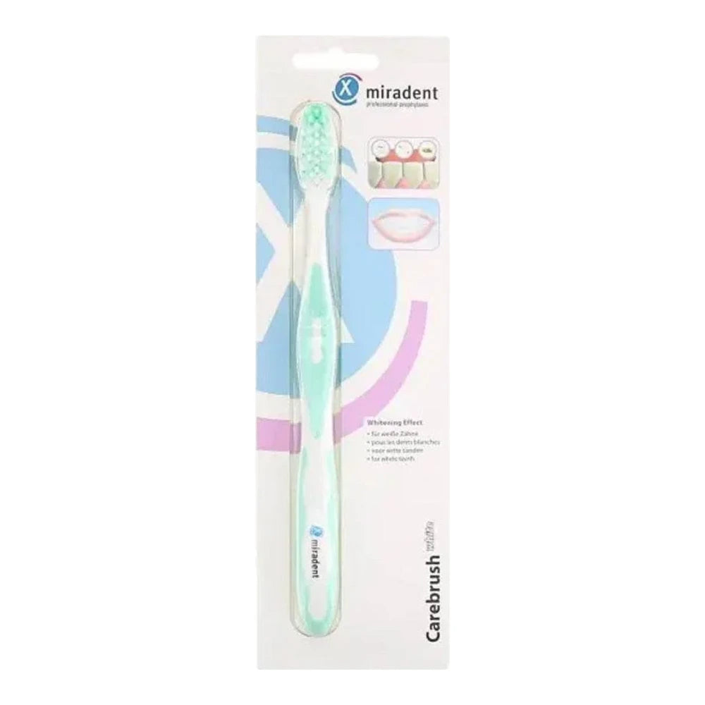 Miradent Brosse à dent Carebrush White Verte
