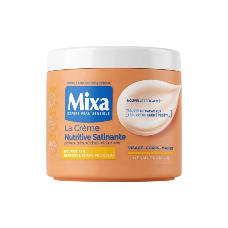 Mixa Peaux Métissées Crème Nutritive Satinante – 400 ml