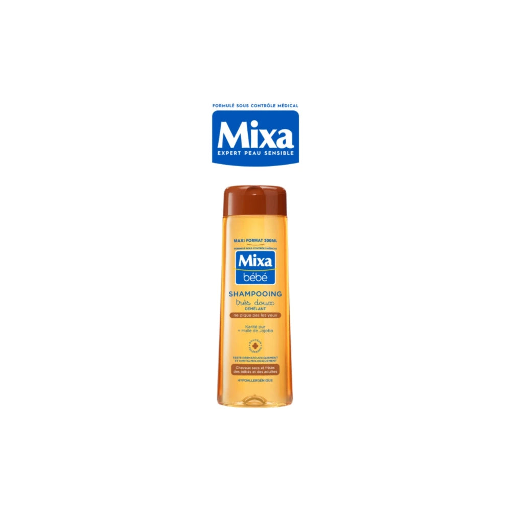 MIXA Shampooing Démêlant Très Doux Karité 300ml