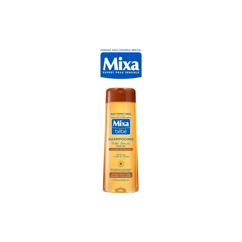 Mixa Shampooing Démêlant Très Doux au Karité – 300 ml
