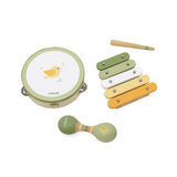 Viga Toys PolarB 3 Musical Instruments Set Bird 12M+ - Green