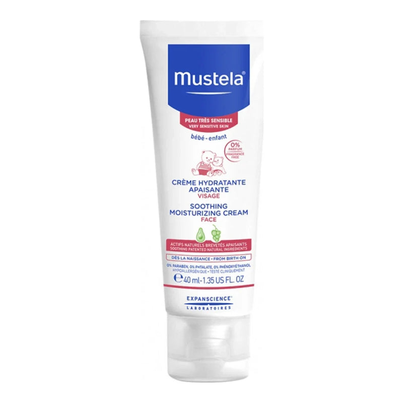 Crema facial hidratante calmante Mustela - 40 ml