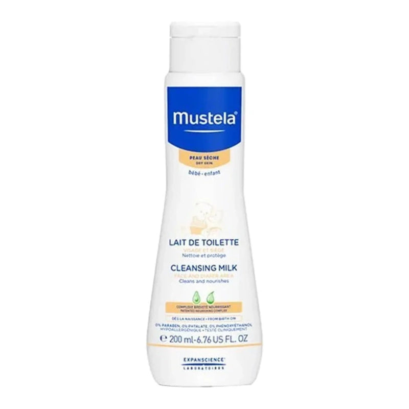 Mustela Lait de Toilette Bébé - 200ml