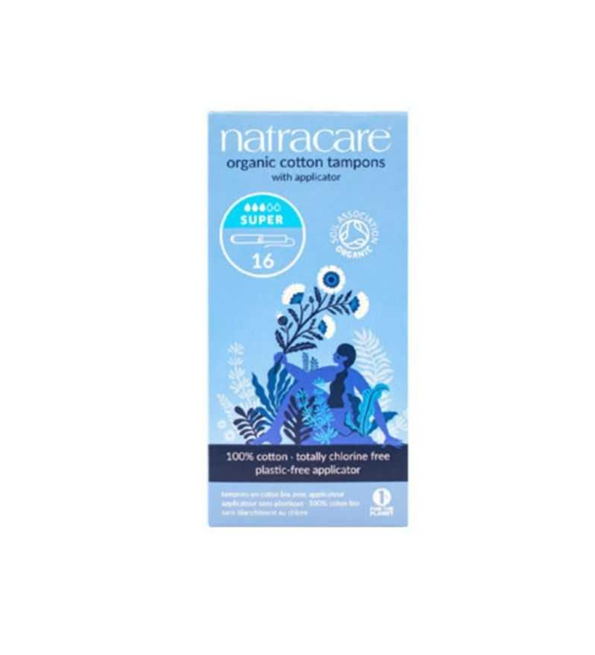 NATRACARE TAMPONS SUPER AVEC APPLICATEUR 16 Unités