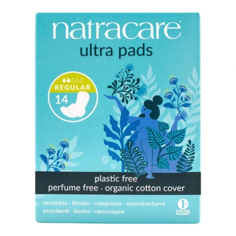 Natracare Ultra Pads Regular with Wings - 14 Units