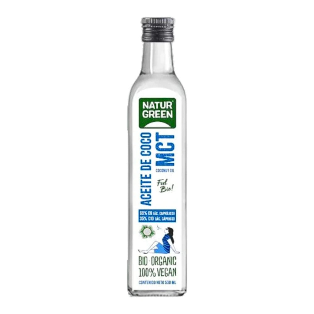 Natur Green Huile de Coco MCT 500 ml – bouteille