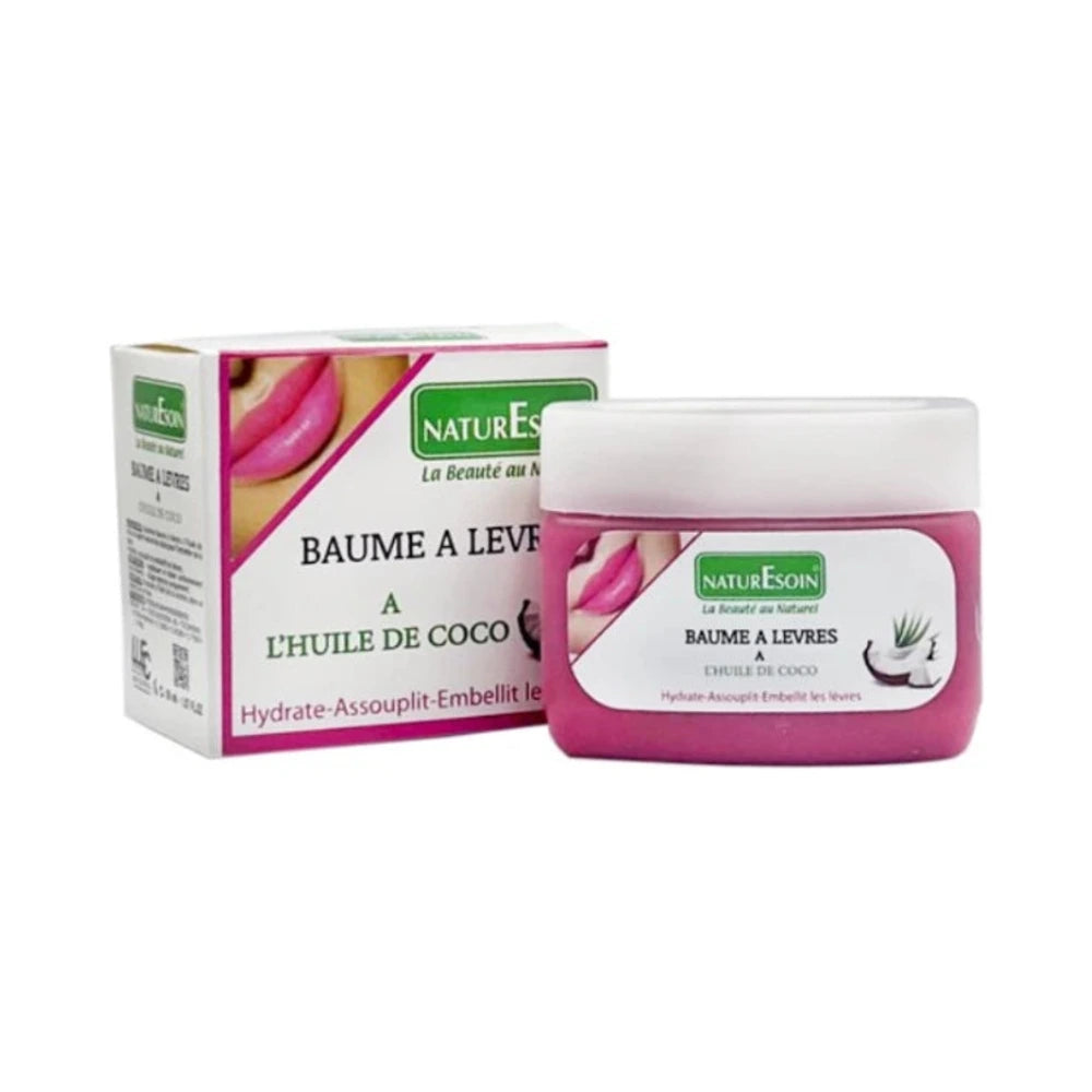 NaturEsoin Baume à Lèvres à l'Huile de Coco 50 ml – photo du produit