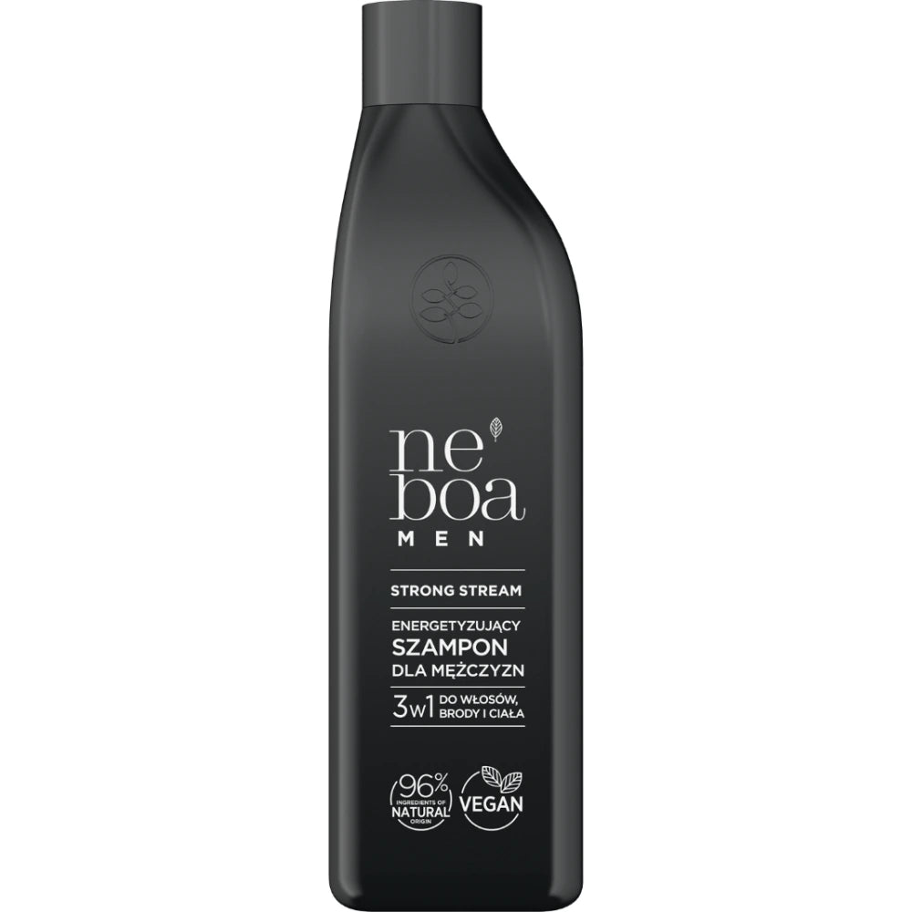 Neboa Men Strong Stream Shampooing Énergisant 3 en 1 300 ml – flacon