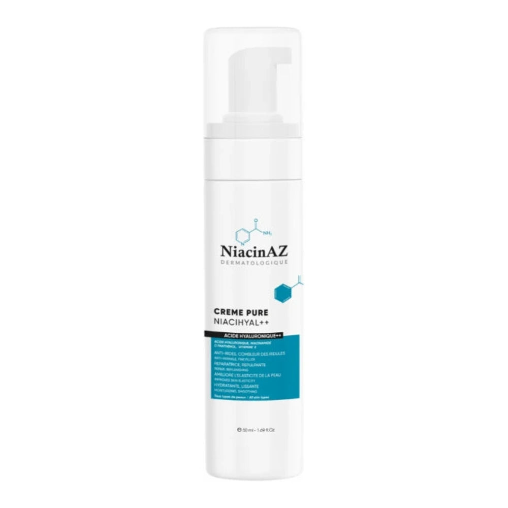 NiacinAz NiaciHyal++ Crème Pure 30 ml – flacon et étui