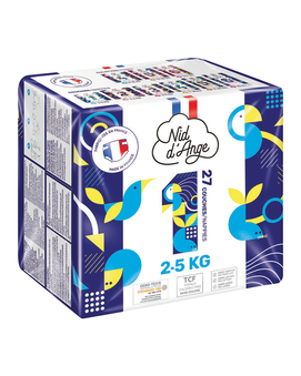 Couches Nid d'ange Taille 1 (2-5kg) 27 unités