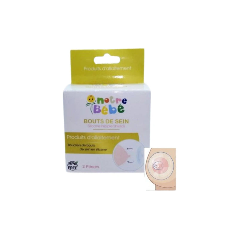 Notre Bébé واقيات الحلمة – عبوة من قطعتين