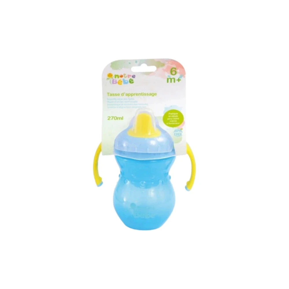 Notre Bébé Tasse d'apprentissage bec semi-souple +6 mois 270 ml