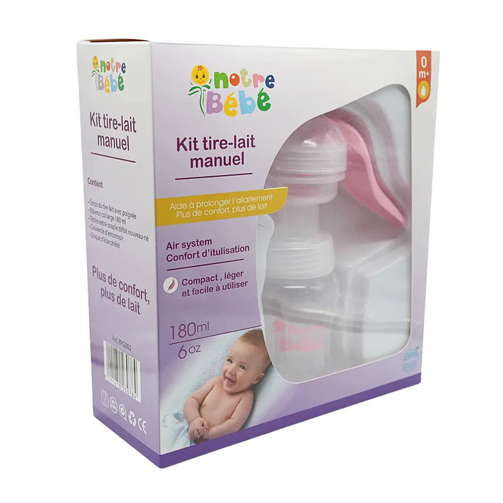 Our Baby Manual Breast Pump - Pink