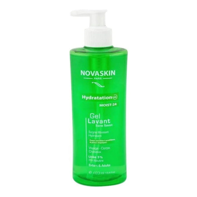 Gel de ducha corporal sin jabón Novaskin 400 ml