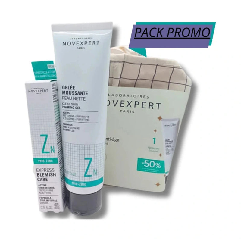 Novexpert Gel Espumoso Trio-Zin + Stop Granos Express + Neceser -50%