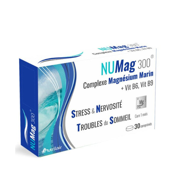 Tabletas de complejo de magnesio marino Numag 300