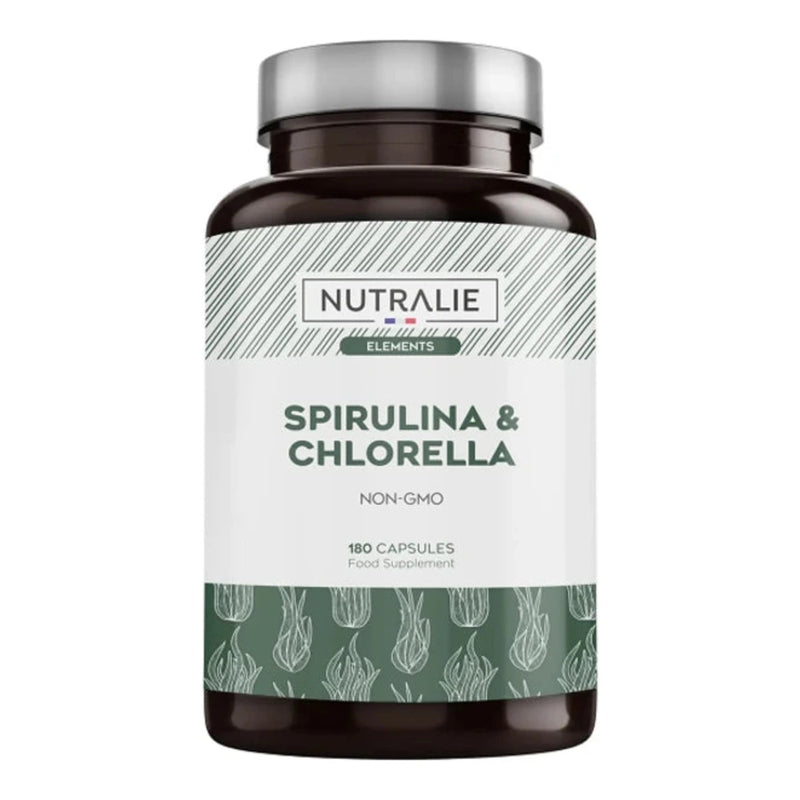 NUTRALIE ESPIRULINA Y CHLORELLA 180 CÁPSULAS