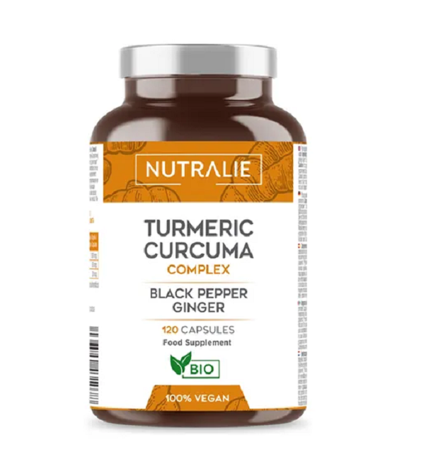 Nutralie Turmeric Curcuma Complex – flacon de 120 gélules