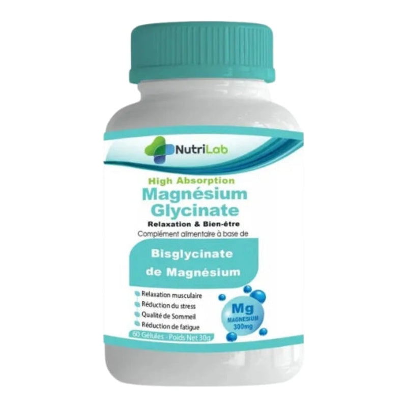 Nutrilab Magnésium Glycinate 300 mg 60 Gélules