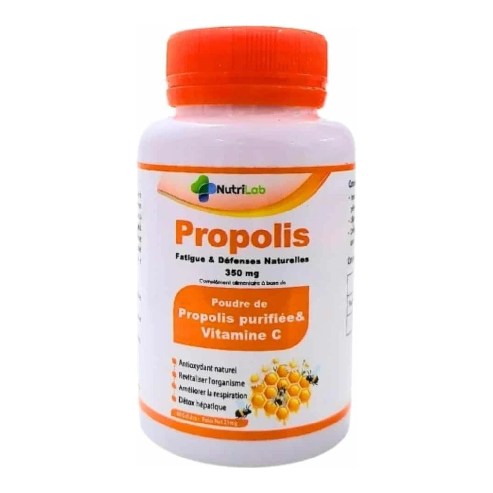 Nutrilab Propolis + Vitamine C 30 gélules – boîte