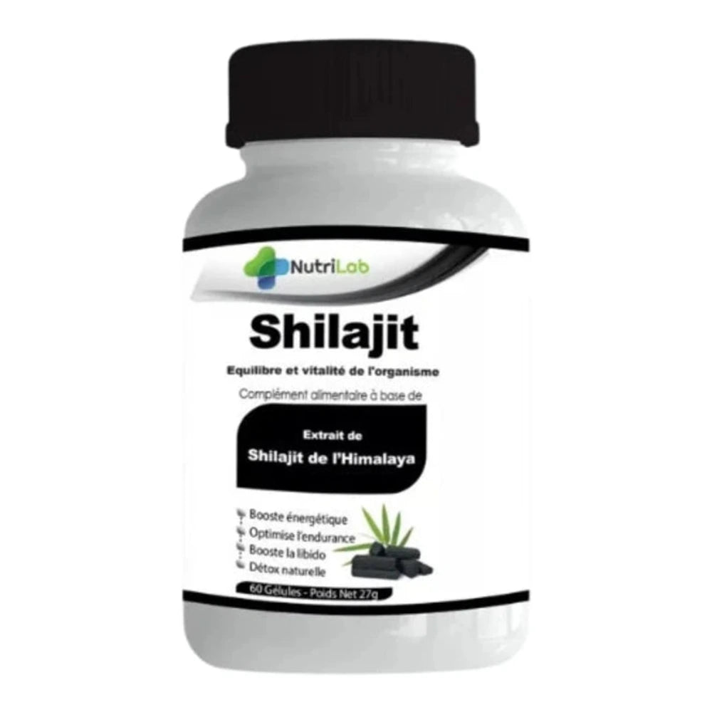 Nutrilab Shilajit 60 gélules – boîte