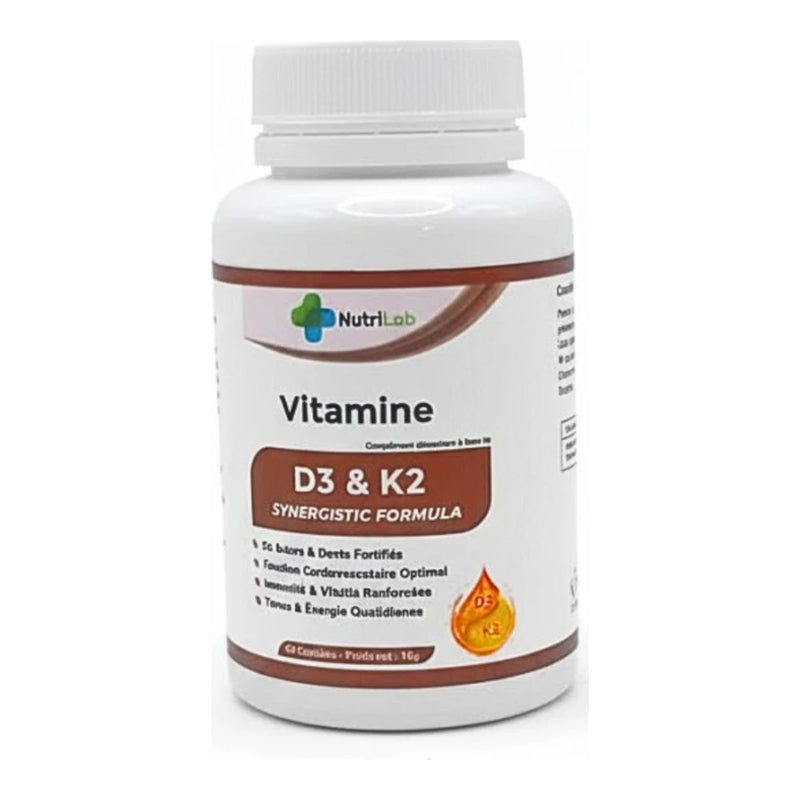 Nutrilab Vitamine D3 + K2 60 Capsules