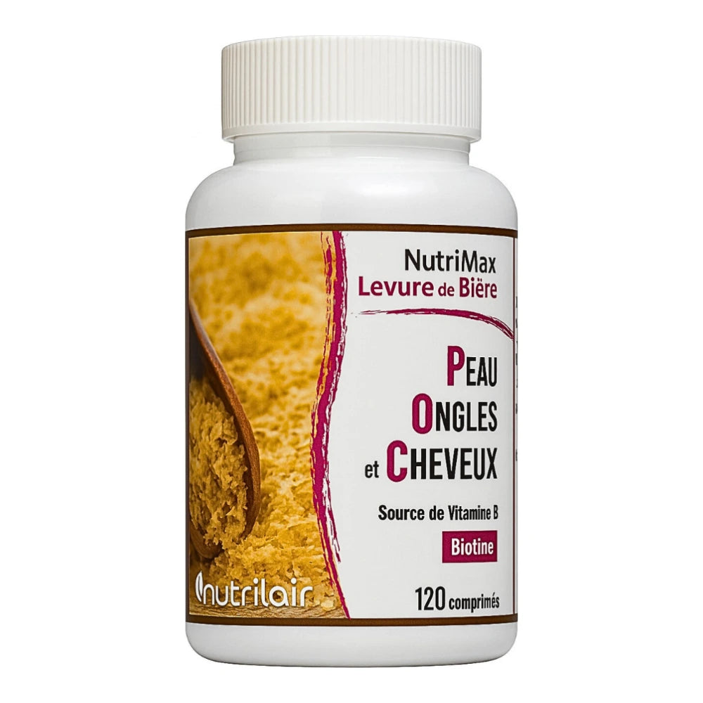 Nutrimax Levure de Bière – 120 Comprimés