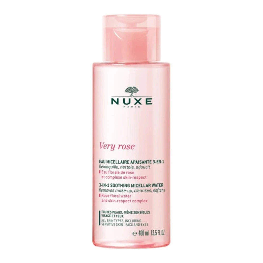 Nuxe Very Rose eau micellaire apaisante 400 ml, flacon