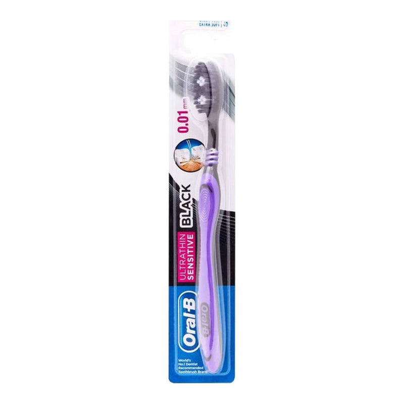 Oral-B فرشاة أسنان UltraThin Sensitive سوداء