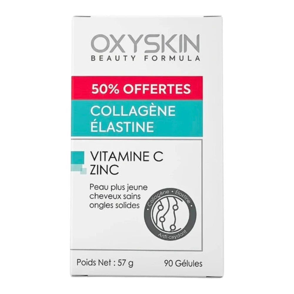 Complément alimentaire Oxyskin Collagène Élastine, 90 gélules