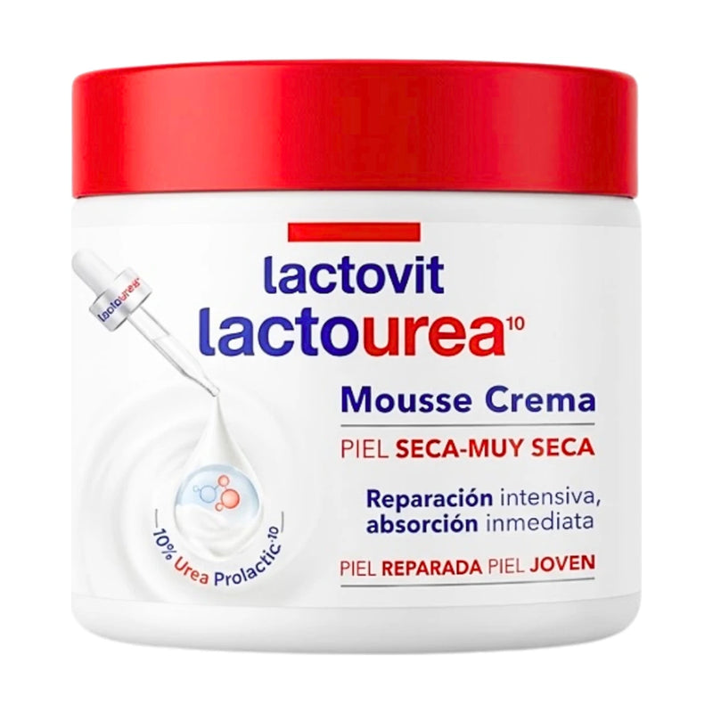 Lactovit Lactourea Mousse Crème Réparatrice 400 ml