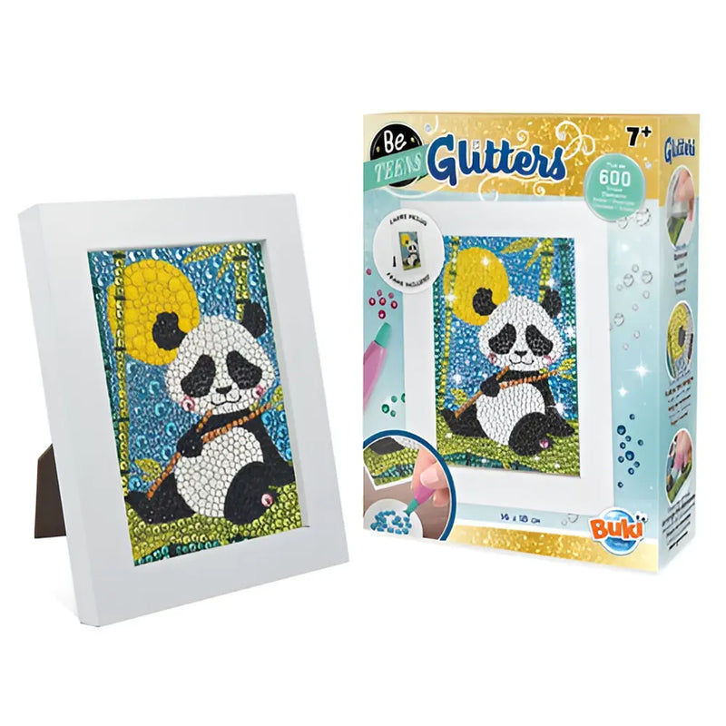 Buki Kit Creativo Glitter Mosaico 7A+ - Panda