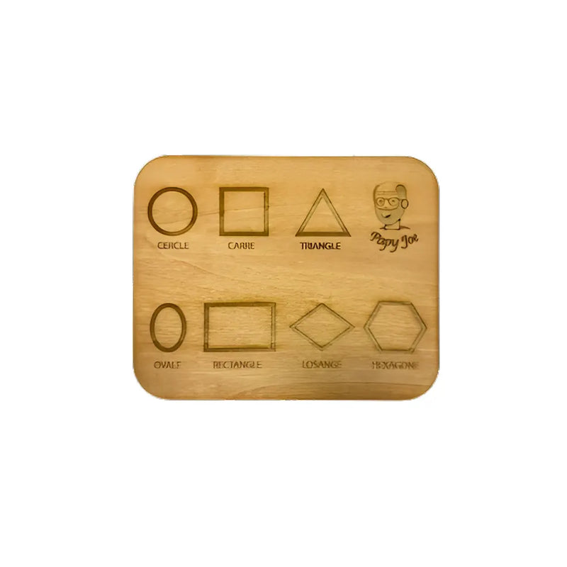 PapyJoe Tabla de Formas para Trazar y Tocar - 12M+