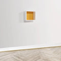 Wlidaty Home Small Yellow Wall Cube - 18x18 cm