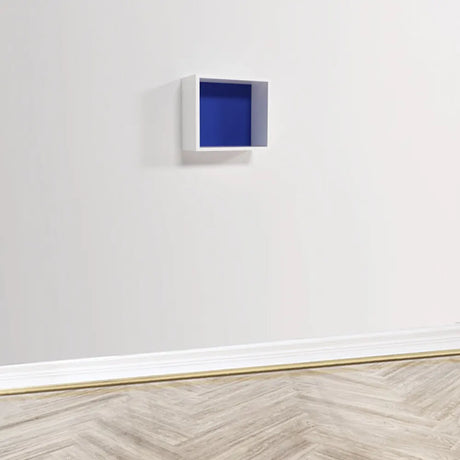 Wlidaty Home Cube Mural Fond Bleu 18x18 cm
