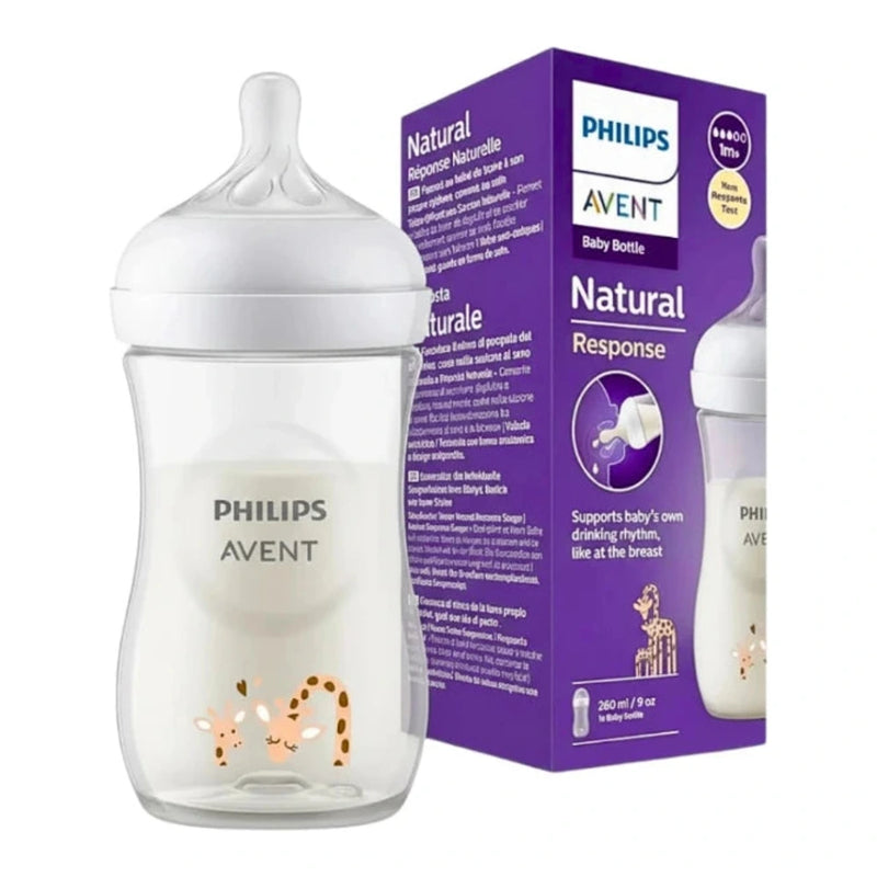 Philips Avent Biberon Réponse Naturelle Bleu - 260ml