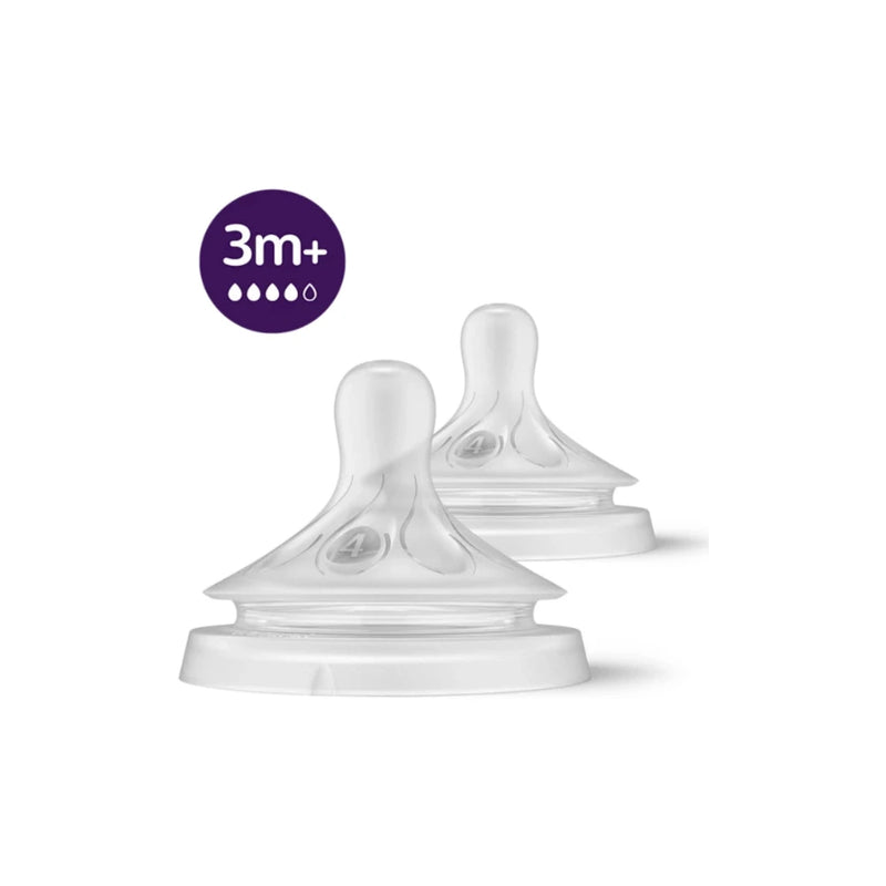 Philips Avent Lot de 2 Tétines Natural Response 3M+