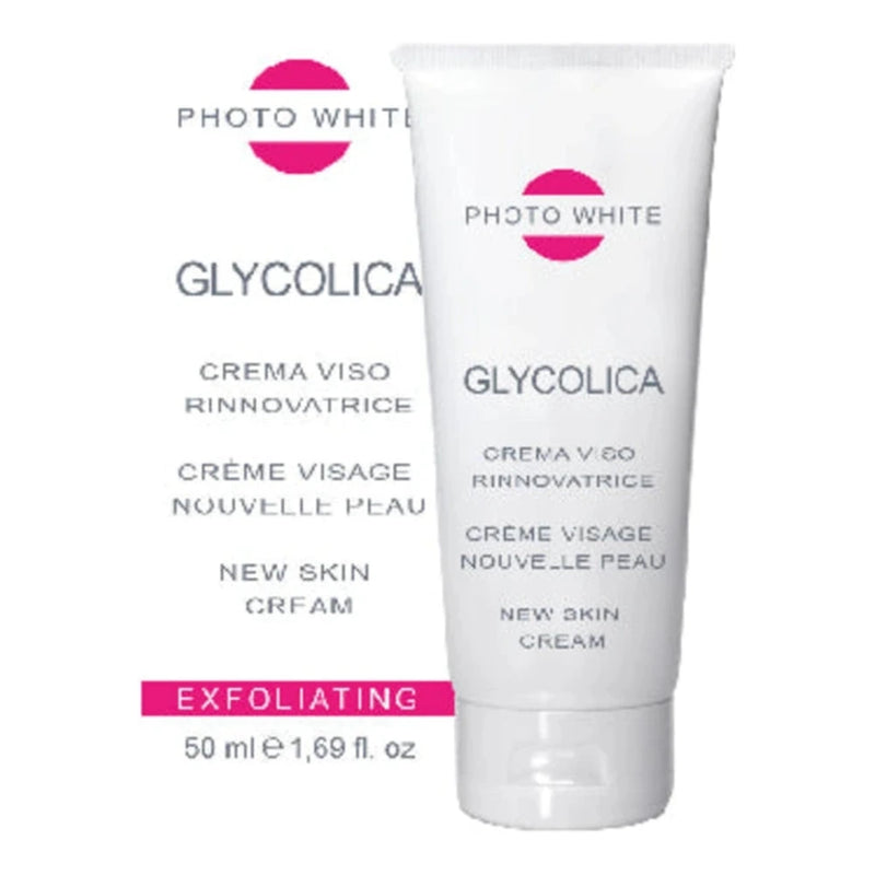 Crema facial con glicólico blanco Photo White 50 ml