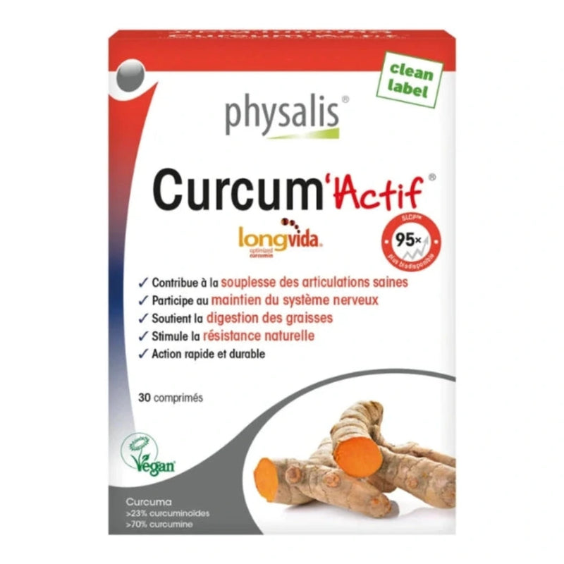 Physalis Curcuma Actif – 30 قرصاً
