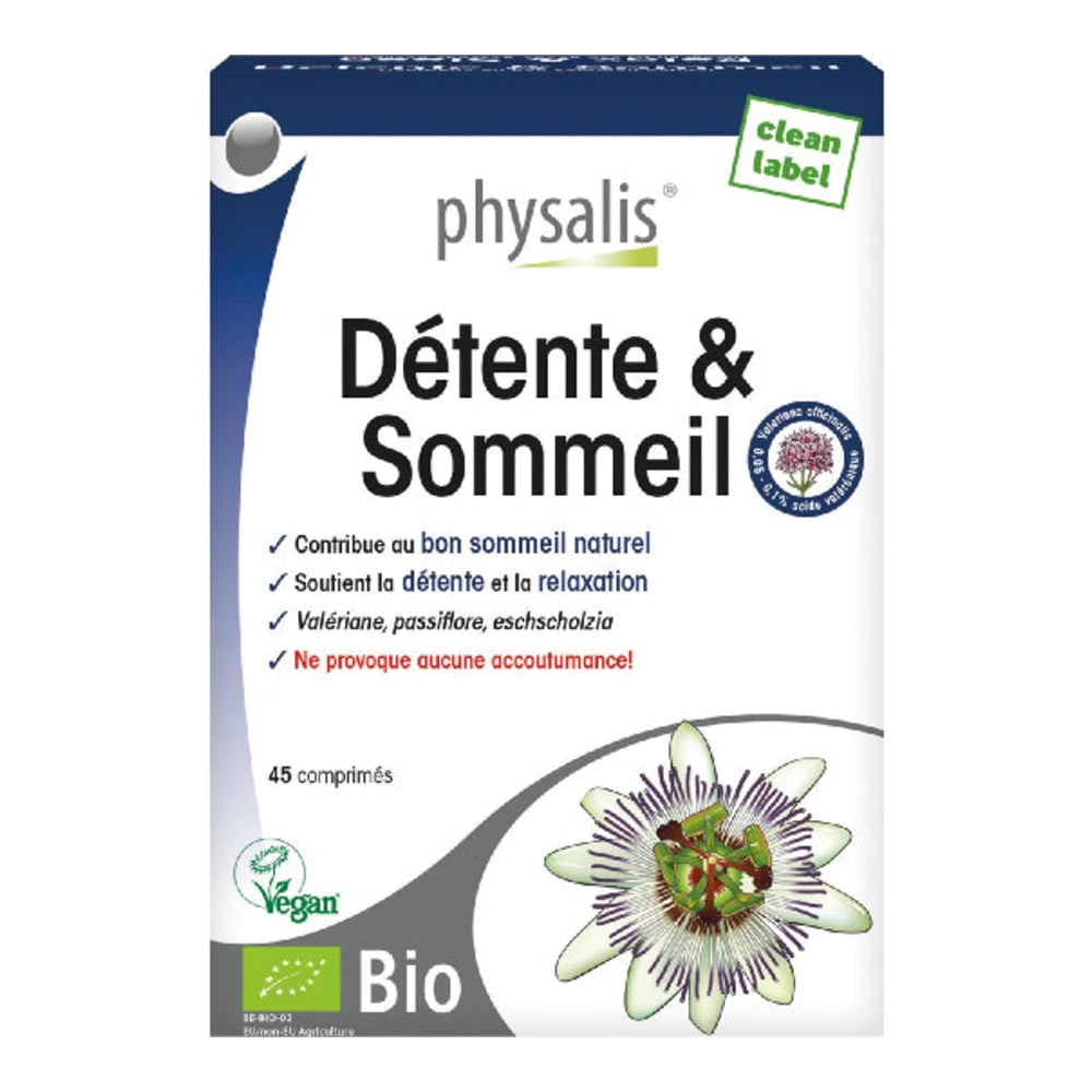 Physalis Detente Et Sommeil 45 comprimes